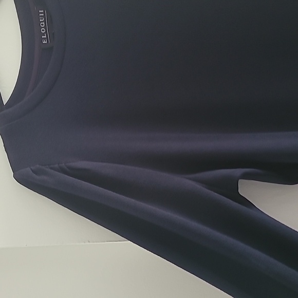 NWT Eloquii navy blue sweater dress size 14/16 - Picture 4 of 8